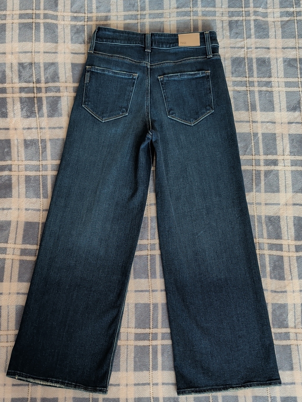 PAIGE Anessa Wide Leg, High Rise,Ankle Jean. Regular 26 - Picture 12 of 16
